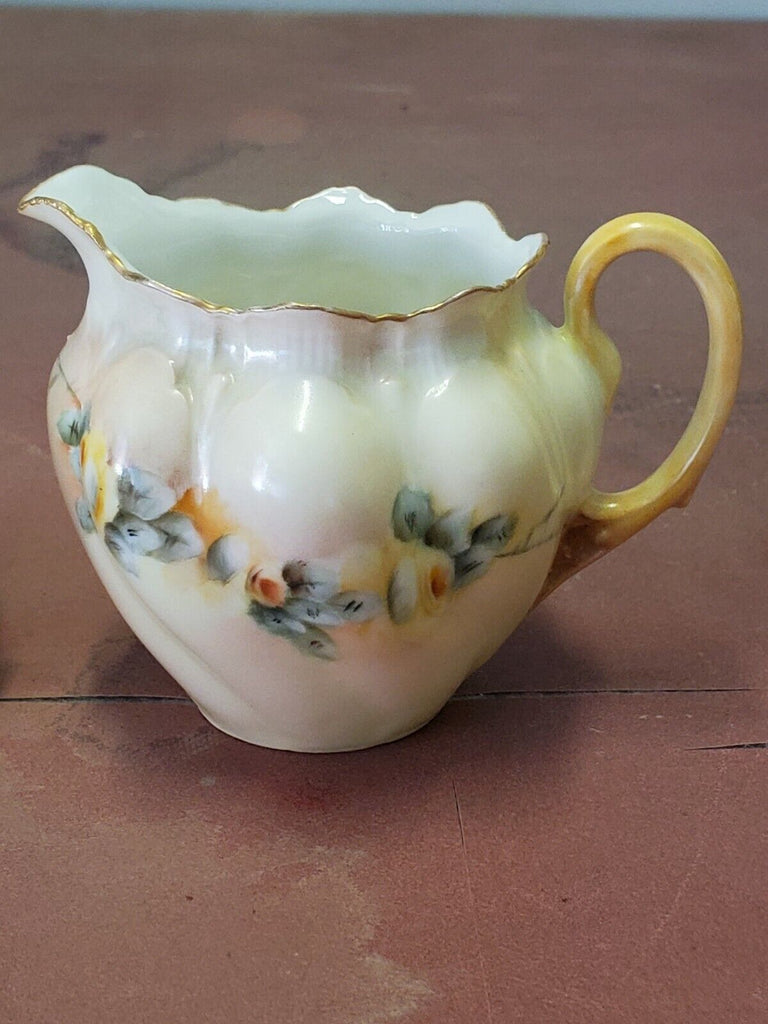 Vi tagetBartlett9Collins Sugar and Creamer SetreHand Pginted popular Yellow Flowers