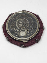 Antique Victorian 1890 Tam O' Shanter Greek Coin Beaded Crocheted Coin Purse