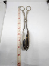 Vintage Cooper Bros & Sons Co Sheffield Silverplate Salad Tongs