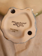 Vintage Fitz & Floyd Essentials Be-Bop Bunnies Pastel Footed Deviled Egg Plate