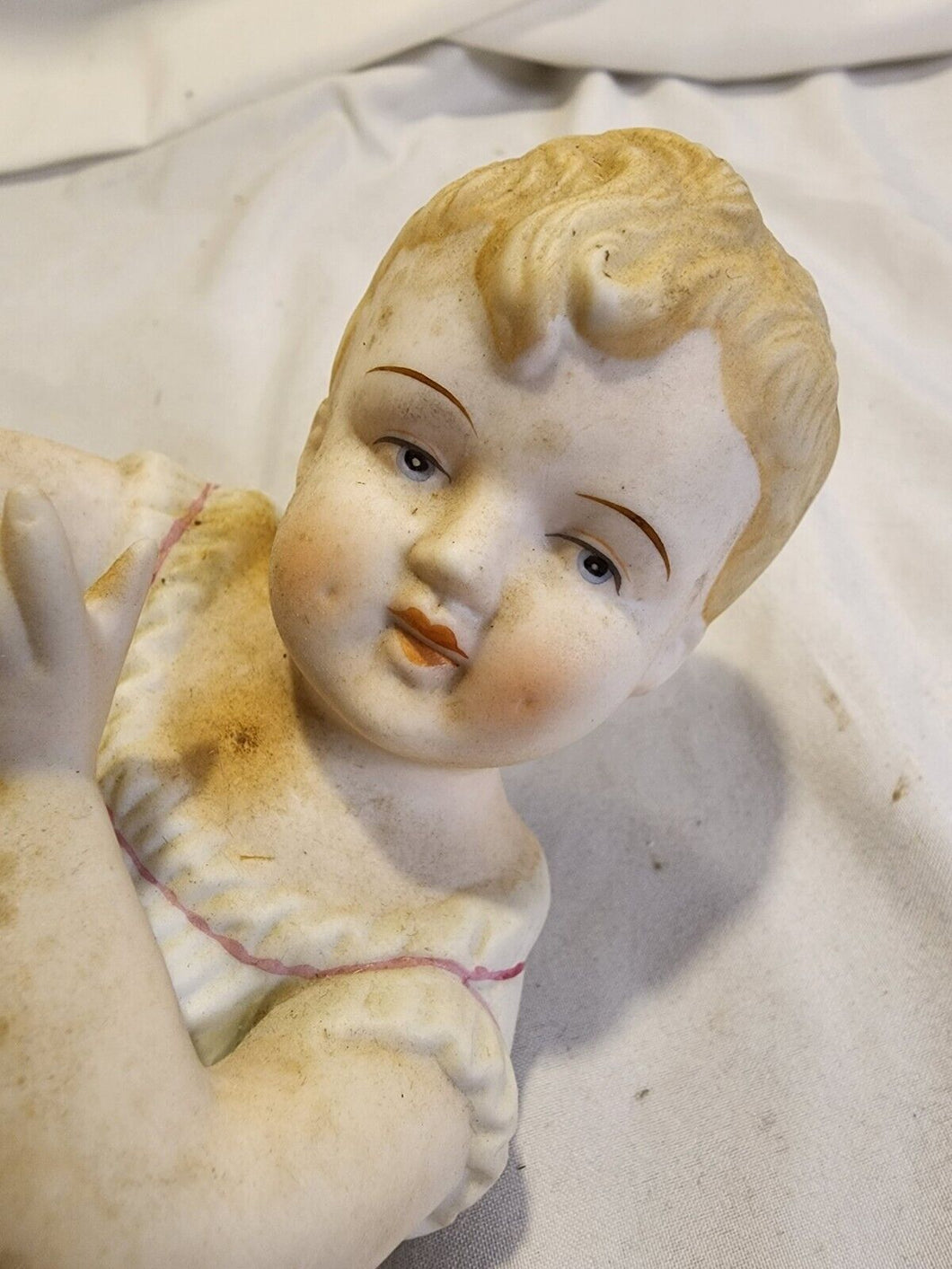 Antique discount Germany Bisque Porcelain Baby Toddler Figurine