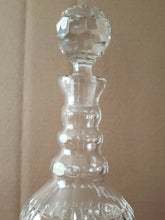 Vintage Crystal Wine Decanter Sherry Brandy Acid Etched 36