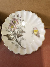 Antique P.H. Leonard Limoges France Scalloped Hand Painted Flowers Butter Pats