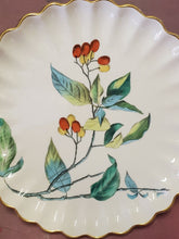 Vtg W.T. Copeland & Sons Stoke Upon Trent Hand Painted Scalloped Luncheon Plate