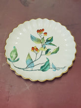Vtg W.T. Copeland & Sons Stoke Upon Trent Hand Painted Scalloped Luncheon Plate