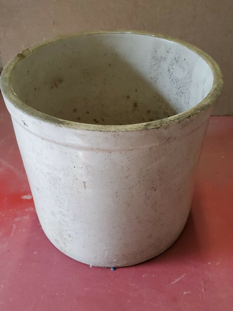 Antique White Stoneware 1 Gallon Crock Planter – Fire And Stone Jewelry