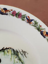 Antique Germany Chinese Scene Of Family At A Lake Hand Painted Salad Plate