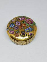 Vintage RomAmerica Romania Fine Porcelain Hand Painted Trinket Box Signed