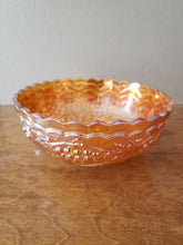 Vintage Imperial Marigold Orange Carnival Glass Bowl