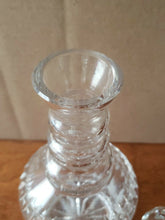 Vintage Crystal Wine Decanter Sherry Brandy Acid Etched 36