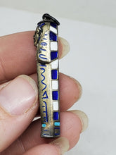 Antique Sterling Enamel Mummy Sarcophagus Propelling Mechanical Pencil Charm