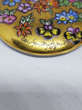 Vintage RomAmerica Romania Fine Porcelain Hand Painted Trinket Box Signed